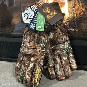 Realtree New Edge Hot Shot, pro-text, waterproof,breathable, fleece lined gloves